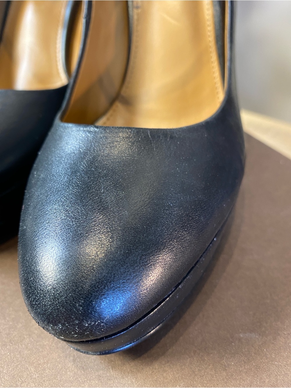 Women's Coach Black Leather Goldie Mary Jane
Platform Pumps 7.5 - Picture 5 of 13
